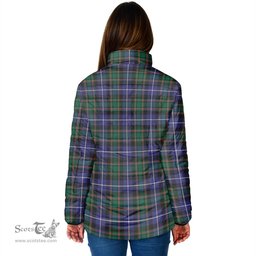 Scottish MacRae Hunting Modern Clan Crest Tartan Padded Jacket with Family Crest - Tartan Plaid Jacket ScotsTee Shop - Tartan Plaid - scotstee.com