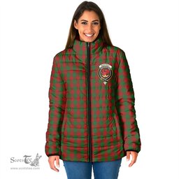 Scottish Moncrieff Clan Crest Tartan Padded Jacket with Family Crest - Tartan Plaid Jacket ScotsTee Shop - Tartan Plaid - scotstee.com