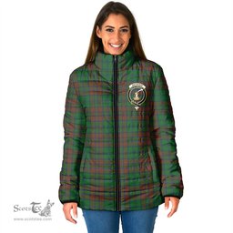 Scottish Matheson Hunting Highland Clan Crest Tartan Padded Jacket with Family Crest - Tartan Plaid Jacket ScotsTee Shop - Tartan Plaid - scotstee.com