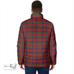 Scottish Robertson Clan Crest Tartan Padded Jacket with Family Crest - Tartan Plaid Jacket ScotsTee Shop - Tartan Plaid - scotstee.com
