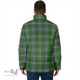 Scottish Pringle Clan Crest Tartan Padded Jacket with Family Crest - Tartan Plaid Jacket ScotsTee Shop - Tartan Plaid - scotstee.com
