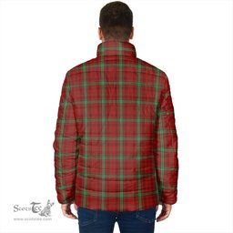 Scottish Morrison Clan Crest Tartan Padded Jacket with Family Crest - Tartan Plaid Jacket ScotsTee Shop - Tartan Plaid - scotstee.com