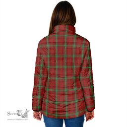 Scottish Morrison Clan Crest Tartan Padded Jacket with Family Crest - Tartan Plaid Jacket ScotsTee Shop - Tartan Plaid - scotstee.com