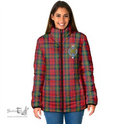 Scottish Waddell (Fife), Greg Clan Crest Tartan Padded Jacket with Family Crest - Tartan Plaid Jacket ScotsTee Shop - Tartan Plaid - scotstee.com