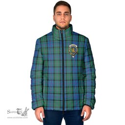 Scottish MacThomas Clan Crest Tartan Padded Jacket with Family Crest - Tartan Plaid Jacket ScotsTee Shop - Tartan Plaid - scotstee.com
