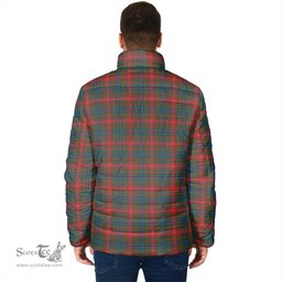 Scottish Wilson Modern Clan Crest Tartan Padded Jacket with Family Crest - Tartan Plaid Jacket ScotsTee Shop - Tartan Plaid - scotstee.com