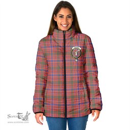 Scottish MacRae Ancient Clan Crest Tartan Padded Jacket with Family Crest - Tartan Plaid Jacket ScotsTee Shop - Tartan Plaid - scotstee.com