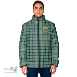 Scottish MacThomas Ancient Clan Crest Tartan Padded Jacket with Family Crest - Tartan Plaid Jacket ScotsTee Shop - Tartan Plaid - scotstee.com