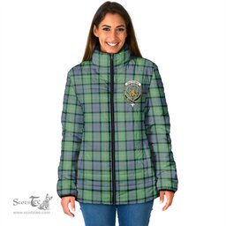 Scottish MacThomas Ancient Clan Crest Tartan Padded Jacket with Family Crest - Tartan Plaid Jacket ScotsTee Shop - Tartan Plaid - scotstee.com