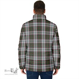 Scottish Stewart of Appin Dress Clan Crest Tartan Padded Jacket with Family Crest - Tartan Plaid Jacket ScotsTee Shop - Tartan Plaid - scotstee.com