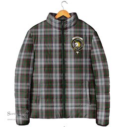 Scottish Stewart of Appin Dress Clan Crest Tartan Padded Jacket with Family Crest - Tartan Plaid Jacket ScotsTee Shop - Tartan Plaid - scotstee.com