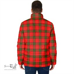 Scottish Maxwell Modern Clan Crest Tartan Padded Jacket with Family Crest - Tartan Plaid Jacket ScotsTee Shop - Tartan Plaid - scotstee.com