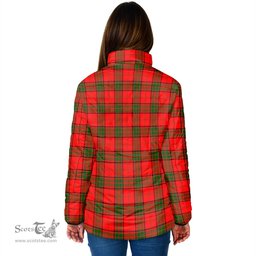 Scottish Maxwell Modern Clan Crest Tartan Padded Jacket with Family Crest - Tartan Plaid Jacket ScotsTee Shop - Tartan Plaid - scotstee.com
