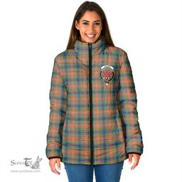 Scottish Wilson Ancient Clan Crest Tartan Padded Jacket with Family Crest - Tartan Plaid Jacket ScotsTee Shop - Tartan Plaid - scotstee.com