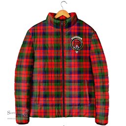 Scottish MacNaughton Modern Clan Crest Tartan Padded Jacket with Family Crest - Tartan Plaid Jacket ScotsTee Shop - Tartan Plaid - scotstee.com