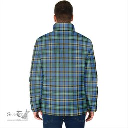 Scottish Weir Ancient Clan Crest Tartan Padded Jacket with Family Crest - Tartan Plaid Jacket ScotsTee Shop - Tartan Plaid - scotstee.com