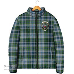 Scottish MacNeil Dress Clan Crest Tartan Padded Jacket with Family Crest - Tartan Plaid Jacket ScotsTee Shop - Tartan Plaid - scotstee.com