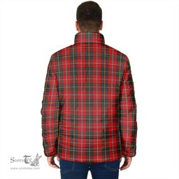 Scottish Orr Clan Crest Tartan Padded Jacket with Family Crest - Tartan Plaid Jacket ScotsTee Shop - Tartan Plaid - scotstee.com