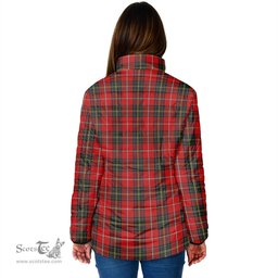 Scottish Orr Clan Crest Tartan Padded Jacket with Family Crest - Tartan Plaid Jacket ScotsTee Shop - Tartan Plaid - scotstee.com