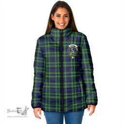 Scottish MacNeil of Colonsay Modern Clan Crest Tartan Padded Jacket with Family Crest - Tartan Plaid Jacket ScotsTee Shop - Tartan Plaid - scotstee.com