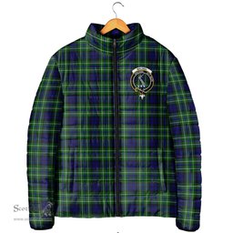 Scottish MacNeil of Colonsay Modern Clan Crest Tartan Padded Jacket with Family Crest - Tartan Plaid Jacket ScotsTee Shop - Tartan Plaid - scotstee.com