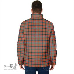 Scottish MacNaughton Ancient Clan Crest Tartan Padded Jacket with Family Crest - Tartan Plaid Jacket ScotsTee Shop - Tartan Plaid - scotstee.com