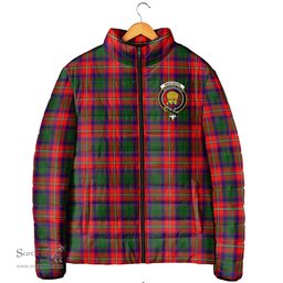 Scottish Wauchope Clan Crest Tartan Padded Jacket with Family Crest - Tartan Plaid Jacket ScotsTee Shop - Tartan Plaid - scotstee.com