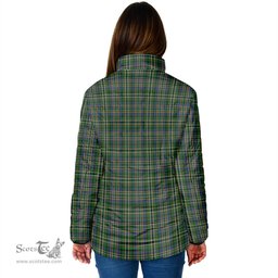 Scottish Scott Green Clan Crest Tartan Padded Jacket with Family Crest - Tartan Plaid Jacket ScotsTee Shop - Tartan Plaid - scotstee.com