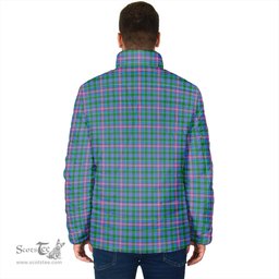 Scottish Pitcairn Hunting Clan Crest Tartan Padded Jacket with Family Crest - Tartan Plaid Jacket ScotsTee Shop - Tartan Plaid - scotstee.com