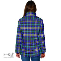 Scottish Weir Modern Clan Crest Tartan Padded Jacket with Family Crest - Tartan Plaid Jacket ScotsTee Shop - Tartan Plaid - scotstee.com