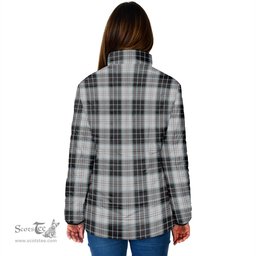 Scottish MacRae Dress Clan Crest Tartan Padded Jacket with Family Crest - Tartan Plaid Jacket ScotsTee Shop - Tartan Plaid - scotstee.com