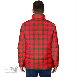 Scottish MacNab Modern Clan Crest Tartan Padded Jacket with Family Crest - Tartan Plaid Jacket ScotsTee Shop - Tartan Plaid - scotstee.com