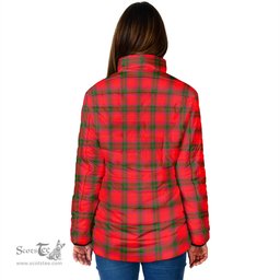 Scottish MacNab Modern Clan Crest Tartan Padded Jacket with Family Crest - Tartan Plaid Jacket ScotsTee Shop - Tartan Plaid - scotstee.com