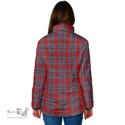 Scottish Spens Clan Crest Tartan Padded Jacket with Family Crest - Tartan Plaid Jacket ScotsTee Shop - Tartan Plaid - scotstee.com