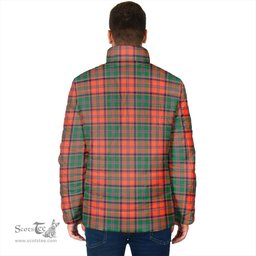 Scottish Stewart of Appin Ancient Clan Crest Tartan Padded Jacket with Family Crest - Tartan Plaid Jacket ScotsTee Shop - Tartan Plaid - scotstee.com