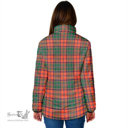 Scottish Stewart of Appin Ancient Clan Crest Tartan Padded Jacket with Family Crest - Tartan Plaid Jacket ScotsTee Shop - Tartan Plaid - scotstee.com
