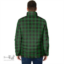 Scottish Wallace Hunting Clan Crest Tartan Padded Jacket with Family Crest - Tartan Plaid Jacket ScotsTee Shop - Tartan Plaid - scotstee.com