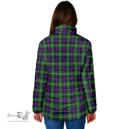 Scottish Sutherland Modern Clan Crest Tartan Padded Jacket with Family Crest - Tartan Plaid Jacket ScotsTee Shop - Tartan Plaid - scotstee.com