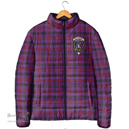 Scottish Montgomery Modern Clan Crest Tartan Padded Jacket with Family Crest - Tartan Plaid Jacket ScotsTee Shop - Tartan Plaid - scotstee.com