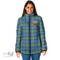 Scottish MacLeod of Harris Ancient Clan Crest Tartan Padded Jacket with Family Crest - Tartan Plaid Jacket ScotsTee Shop - Tartan Plaid - scotstee.com