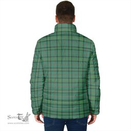 Scottish Ross Hunting Ancient Clan Crest Tartan Padded Jacket with Family Crest - Tartan Plaid Jacket ScotsTee Shop - Tartan Plaid - scotstee.com