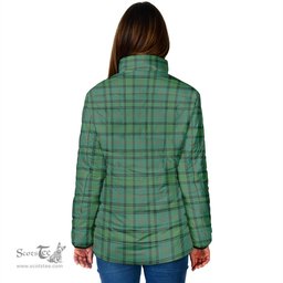 Scottish Ross Hunting Ancient Clan Crest Tartan Padded Jacket with Family Crest - Tartan Plaid Jacket ScotsTee Shop - Tartan Plaid - scotstee.com