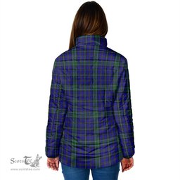 Scottish Weir Clan Crest Tartan Padded Jacket with Family Crest - Tartan Plaid Jacket ScotsTee Shop - Tartan Plaid - scotstee.com