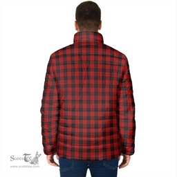 Scottish MacLeod Black and Red Clan Crest Tartan Padded Jacket with Family Crest - Tartan Plaid Jacket ScotsTee Shop - Tartan Plaid - scotstee.com