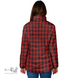 Scottish MacLeod Black and Red Clan Crest Tartan Padded Jacket with Family Crest - Tartan Plaid Jacket ScotsTee Shop - Tartan Plaid - scotstee.com