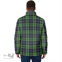Scottish McKellar Clan Crest Tartan Padded Jacket with Family Crest - Tartan Plaid Jacket ScotsTee Shop - Tartan Plaid - scotstee.com
