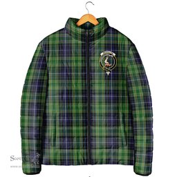 Scottish McKellar Clan Crest Tartan Padded Jacket with Family Crest - Tartan Plaid Jacket ScotsTee Shop - Tartan Plaid - scotstee.com