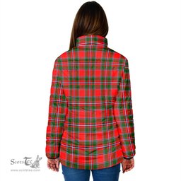 Scottish Spens Modern Clan Crest Tartan Padded Jacket with Family Crest - Tartan Plaid Jacket ScotsTee Shop - Tartan Plaid - scotstee.com