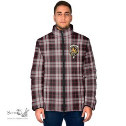 Scottish MacPherson Clan Crest Tartan Padded Jacket with Family Crest - Tartan Plaid Jacket ScotsTee Shop - Tartan Plaid - scotstee.com