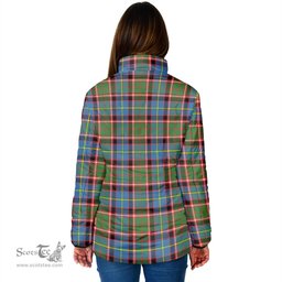 Scottish Stirling Bannockburn Clan Crest Tartan Padded Jacket with Family Crest - Tartan Plaid Jacket ScotsTee Shop - Tartan Plaid - scotstee.com